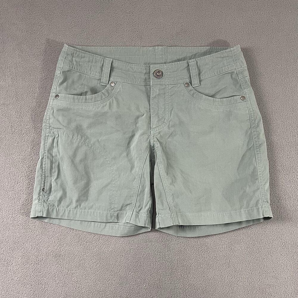 Kuhl Splash Shorts Womens Size 6 Blue Splash Cargo Pockets Utility Hiking